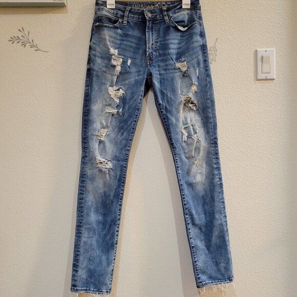 EUC American Eagle Outfitters Extreme Flex Slim Women's Jeans 30 x 32 - Picture 1 of 10